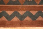 Border vintage finnish Scandinavian rug 3367 by Nazmiyal