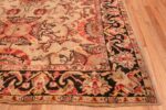 Corner Antique Axminter rug 1737 by Nazmiyal