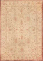 Picture of Decorative Antique Turkish Oushak Rug #2988 from Nazmiyal Antique Rugs in NYC