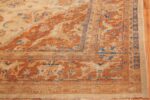 large antique ivory background persian sultanabad rug 3250 corner Nazmiyal
