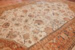 large antique ivory background persian sultanabad rug 3250 round Nazmiyal