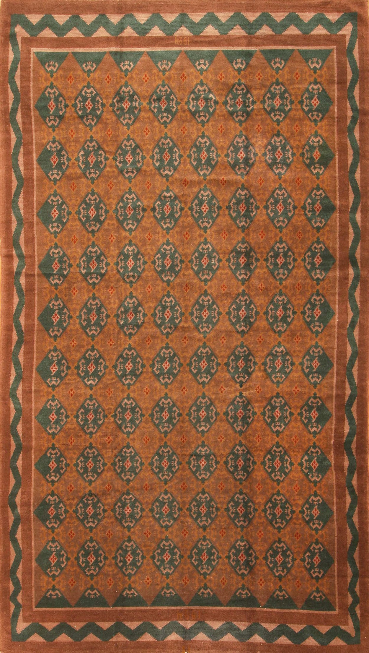 ✦vintage rug✦　138cm×70cm　インド産　ダブルノット ✦vintage rug✦ 138cm×70cm インド産 ダブルノット