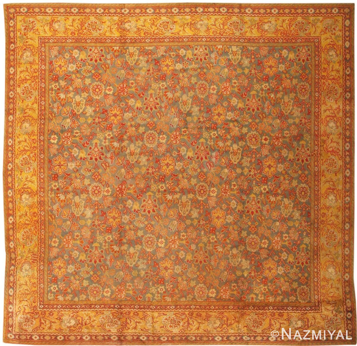 antique english axminster rug 2772 Nazmiyal