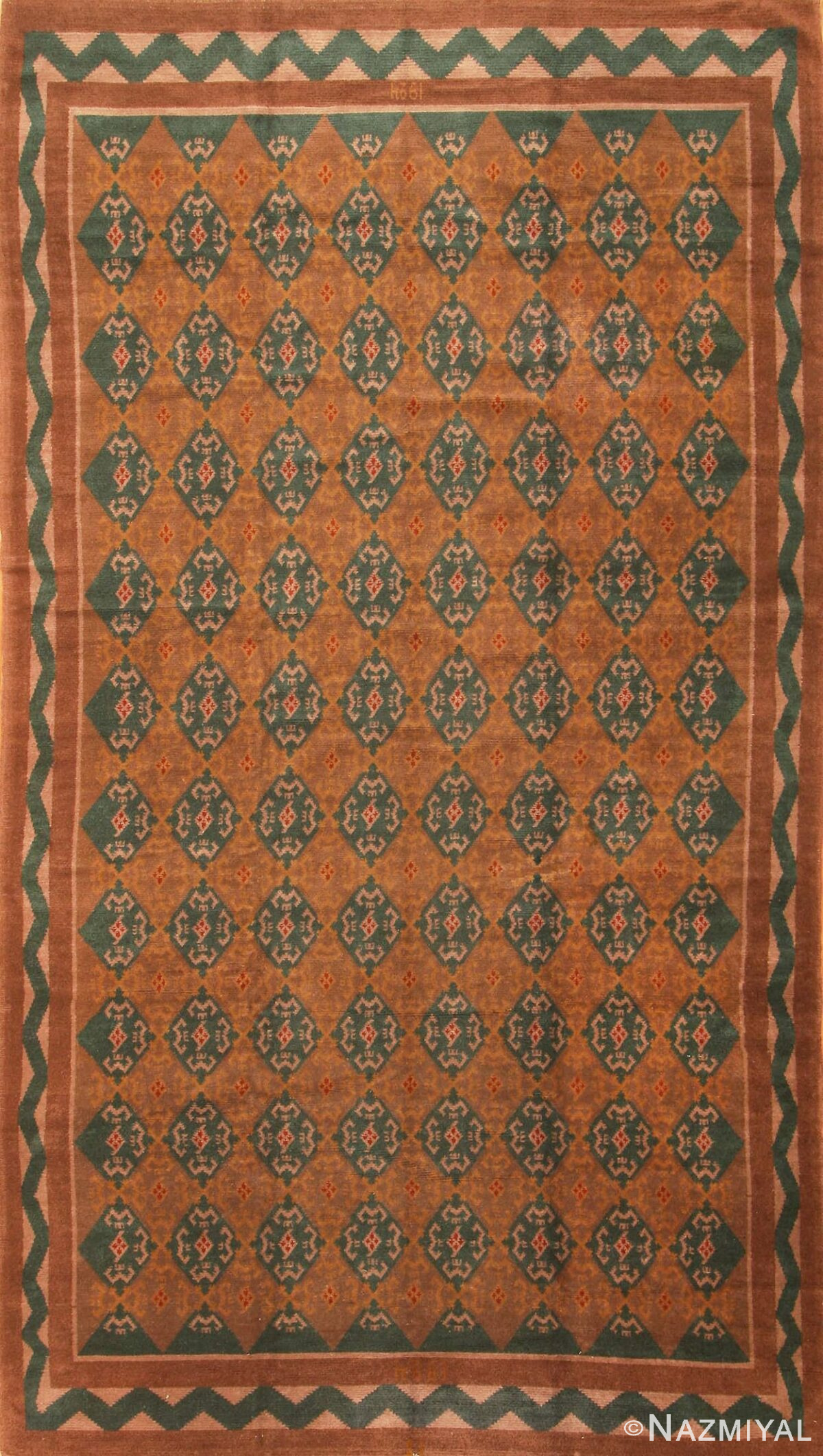 Vintage Finnish Scandinavian Pile Rug #3367 by Nazmiyal Antique Rugs