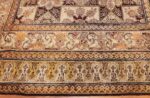 antique indian agra rug 3291 border Nazmiyal