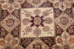 antique indian agra rug 3291 center Nazmiyal