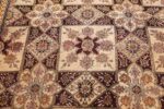 antique indian agra rug 3291 field Nazmiyal