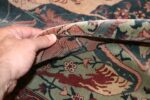 Close Up 2 - Fine Indian Agra Antique Rug 7992