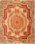 Large Antique English Axminster Rug #3437 by Nazmiyal Antique Rugs