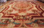 large antique english axminster rug 3437 whole Nazmiyal