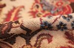 long and narrow ivory antique indian agra rug 3200 pile Nazmiyal