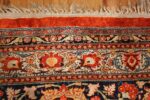 antique persian silk tabriz haji jalili rug 7991 fringes Nazmiyal