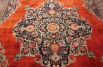 antique persian silk tabriz haji jalili rug 7991 medallion Nazmiyal