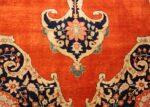 antique persian silk tabriz haji jalili rug 7991 scrolls Nazmiyal