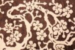 Detail Small Brown Antique Peking Chinese carpet 1620 by Nazmiyal