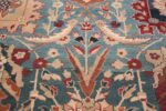Large Antique Vase Design Indian Agra Rug 3342 Branches Field Nazmiyal