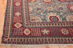 Large Antique Vase Design Indian Agra Rug 3342 Side Corner Nazmiyal