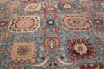Large Antique Vase Design Indian Agra Rug 3342 Vase Design Nazmiyal