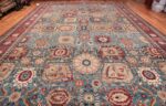 Large Antique Vase Design Indian Agra Rug 3342 Whole Design Nazmiyal