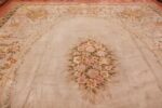 Large Floral Antique French Savonnerie Carpet 3253 Top Design Nazmiyal