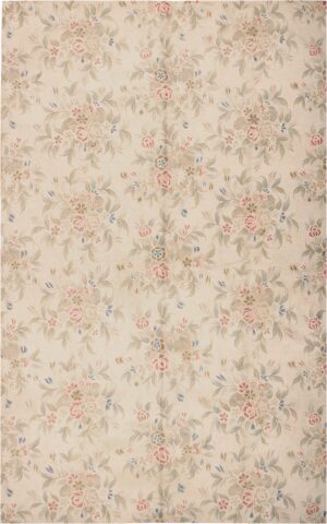 by Nazmiyal Antique RugsLarge Floral Antique Hooked American Rug #2275