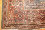 light green antique persian sultanabad rug 43213 corner Nazmiyal