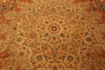 Rustic Classic Floral Medallion Pattern Antique Finely Woven Persian Tabriz Haji Jalili Rug 43355 by Nazmiyal Antique Rugs