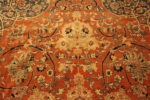 Rustic Classic Floral Medallion Pattern Antique Finely Woven Persian Tabriz Haji Jalili Rug 43355 by Nazmiyal Antique Rugs