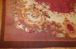 antique french aubusson rug 43636 border Nazmiyal