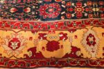 antique agra indian rug 43422 border dark Nazmiyal
