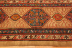 Tribal Design Light Color Antique Long And Narrow Persian Camel Hair Serab Hallway Runner Rug 43819 by Nazmiyal Antique Rugs