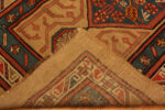 Tribal Design Light Color Antique Long And Narrow Persian Camel Hair Serab Hallway Runner Rug 43819 by Nazmiyal Antique Rugs