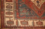 antique persian heriz serapi rug 43714 border Nazmiyal