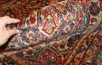 antique sarouk persian rug 43583 pile Nazmiyal