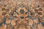 Decorative Fine Antique Room Size Persian Kerman Rug 42486 Three Ivory Flowers Nazmiyal