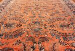 Field Large size Antique Persian rust colored Sultanabad rug 40470 by Nazmiyal