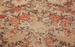 green floral romanian antique bessarabian kilim rug 43433 wreath Nazmiyal