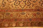 Refined Room Size Antique Floral Celtic Influence Irish Rug 43697 by Nazmiyal Antique Rugs