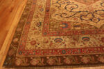 Refined Room Size Antique Floral Celtic Influence Irish Rug 43697 by Nazmiyal Antique Rugs