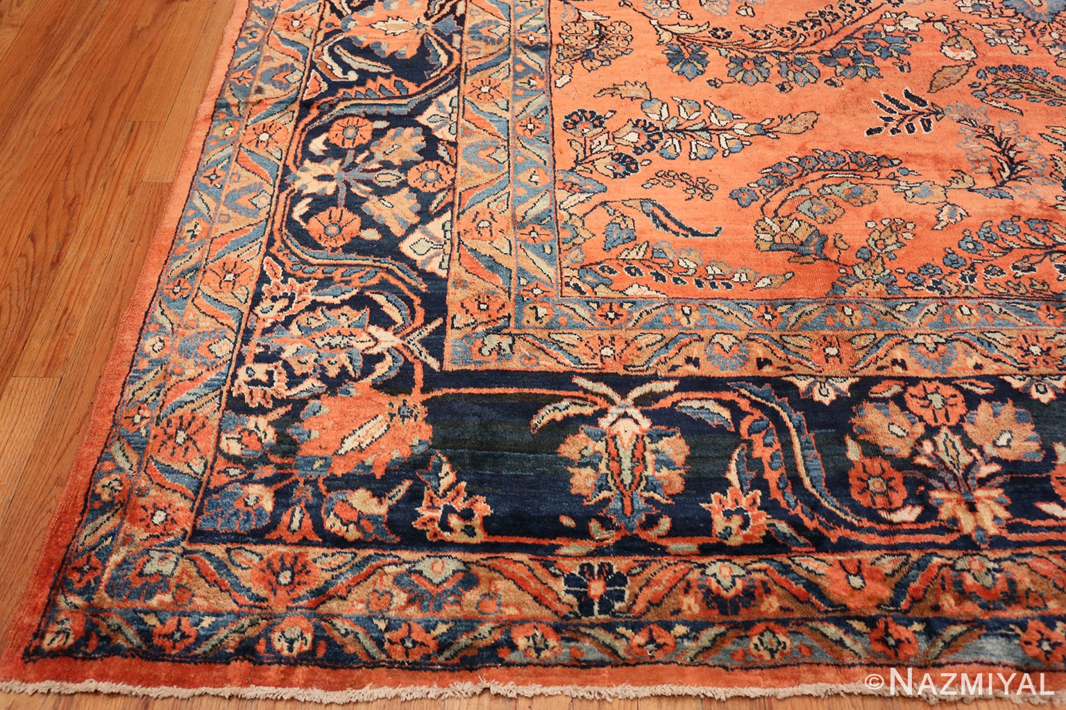 Persian Rust Color Sultanabad Rug 40470 Nazmiyal Antique Rugs