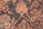 Weave detail Antique Persian rust colored Sultanabad rug 40470 by Nazmiyal