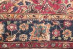 antique 17th century persian esfahan rug 8034 border Nazmiyal