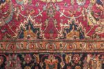 antique 17th century persian esfahan rug 8034 detail Nazmiyal