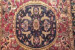 antique 17th century persian esfahan rug 8034 medallion Nazmiyal
