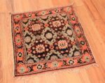 Full small antique silk and cotton Indian Agra rug 41163 by Nazmiyal