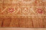 large decorative antique turkish oushak rug 1500 border Nazmiyal