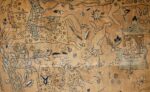 antique silk and wool agra indian rug 3450 field Nazmiyal