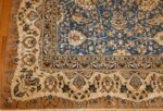 antique tehran silk and wool persian rug 44109 border Nazmiyal