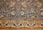 antique tehran silk and wool persian rug 44109 field Nazmiyal
