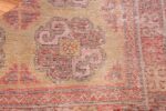 Beautiful Light Green Antique Khotan Rug 42439 Knots Back Nazmiyal